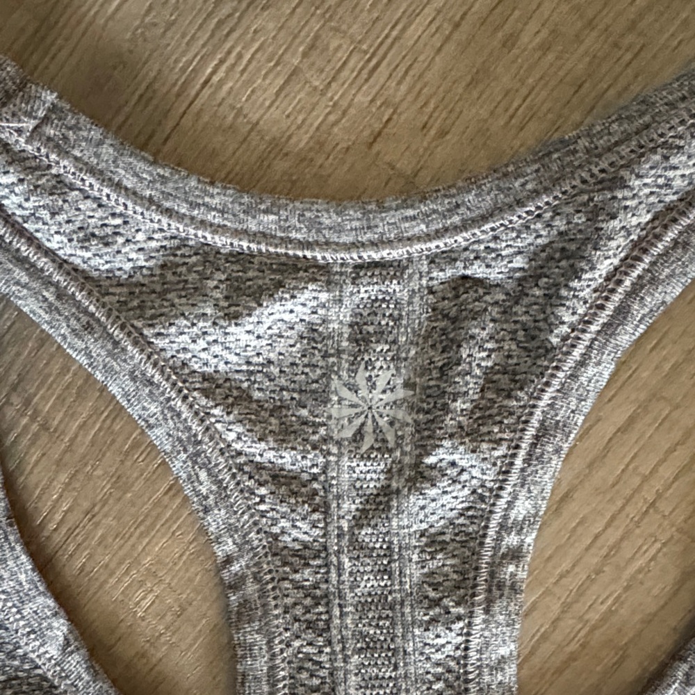Athleta Gray Racerback Tank Top - Picture 6 of 6